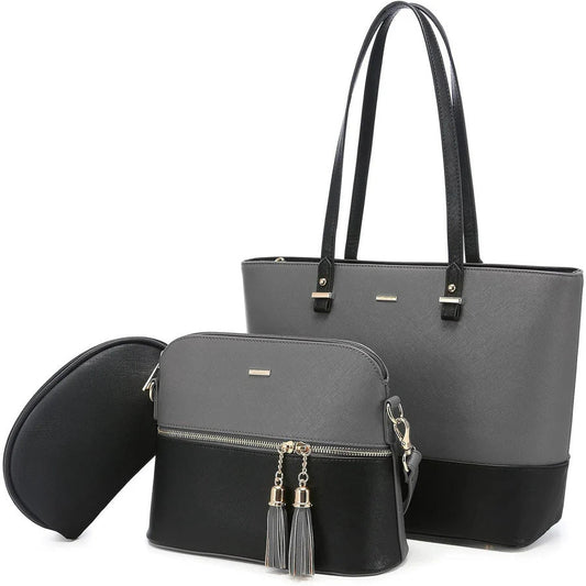 3PC PERFECT GREY BLACK - Her style