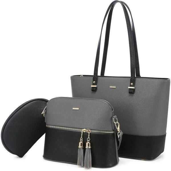 3PC PERFECT GREY BLACK - Her style